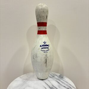 Amflite II Bowling Pin Qubica AMF USBC Plastic Coated /Wood Core Man Cave Decor